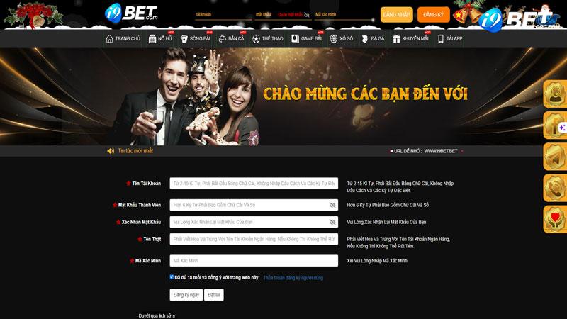 Hướng dẫn đăng ký tài khoản tại Casino i9bet