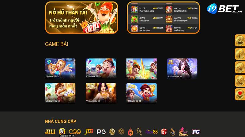 Khám phá những Game bài đổi thưởng i9bet