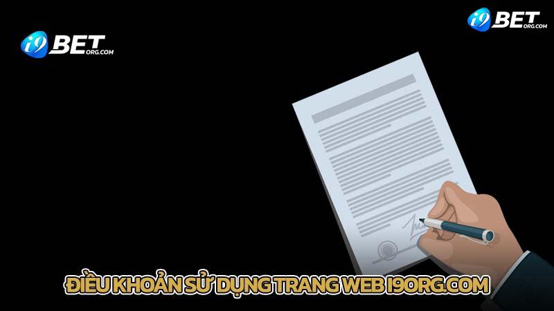 Điều khoản sử dụng trang web i9org