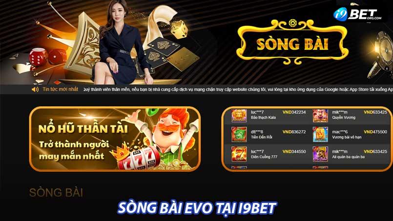 Sòng bài EVO tại i9bet