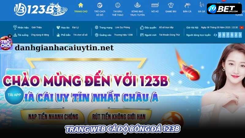 Trang web cá độ bóng đá 123B